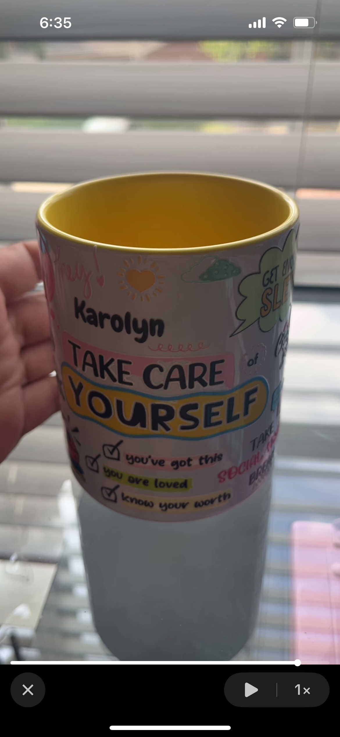 Personalized Self Care Mug