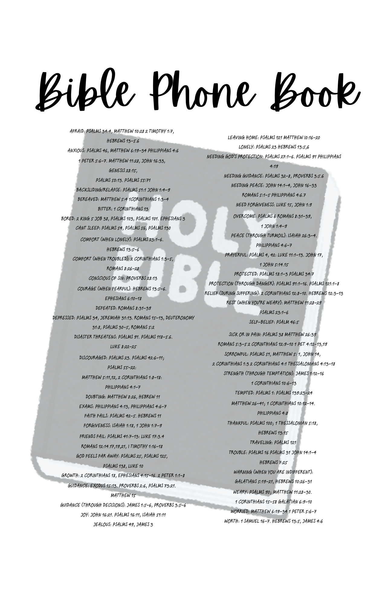 Faith Journal Refills