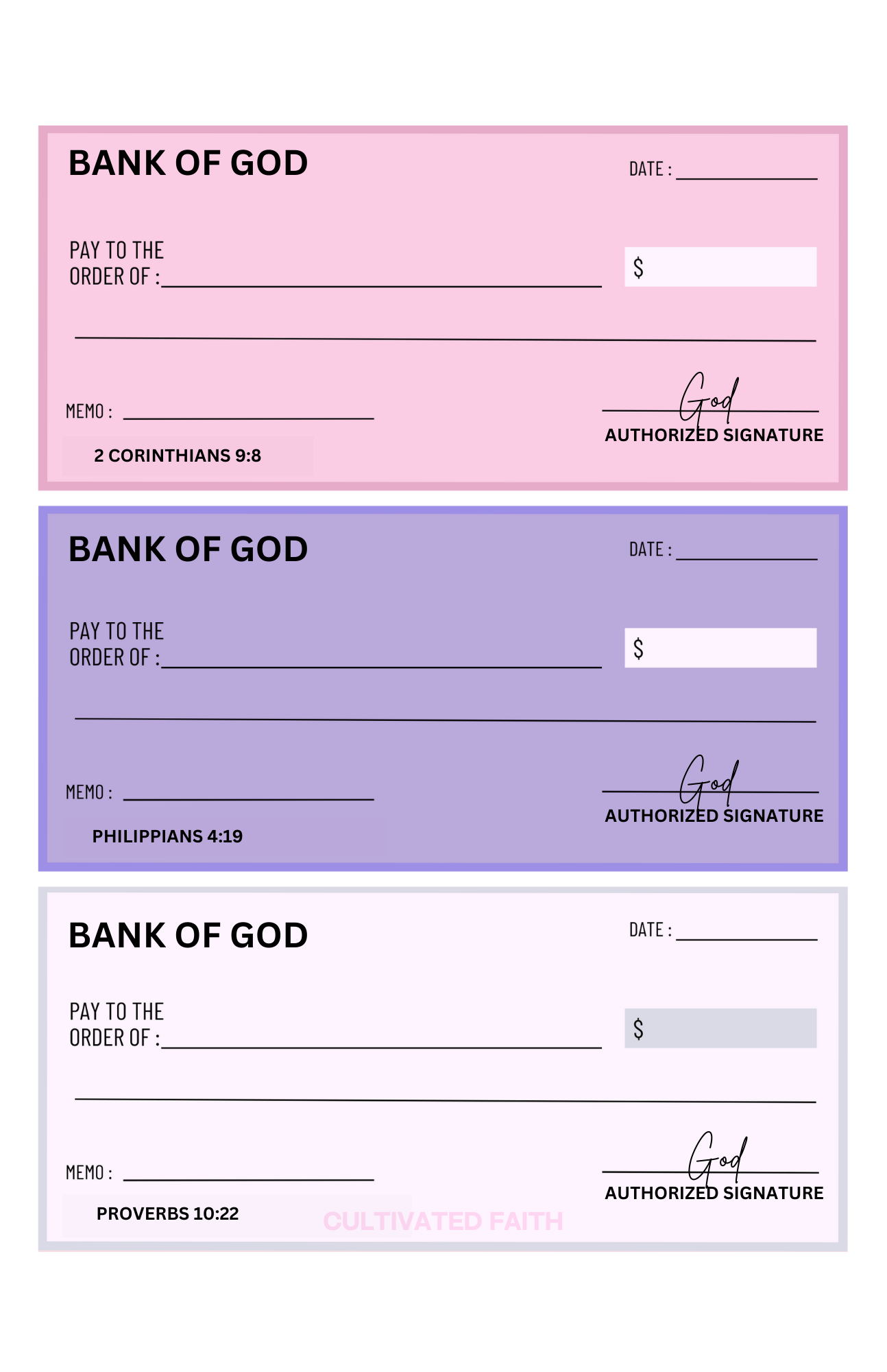 Faith Journal Refills