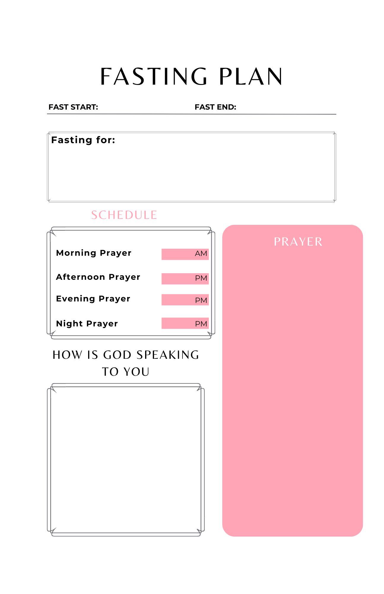 Faith Journal Refills