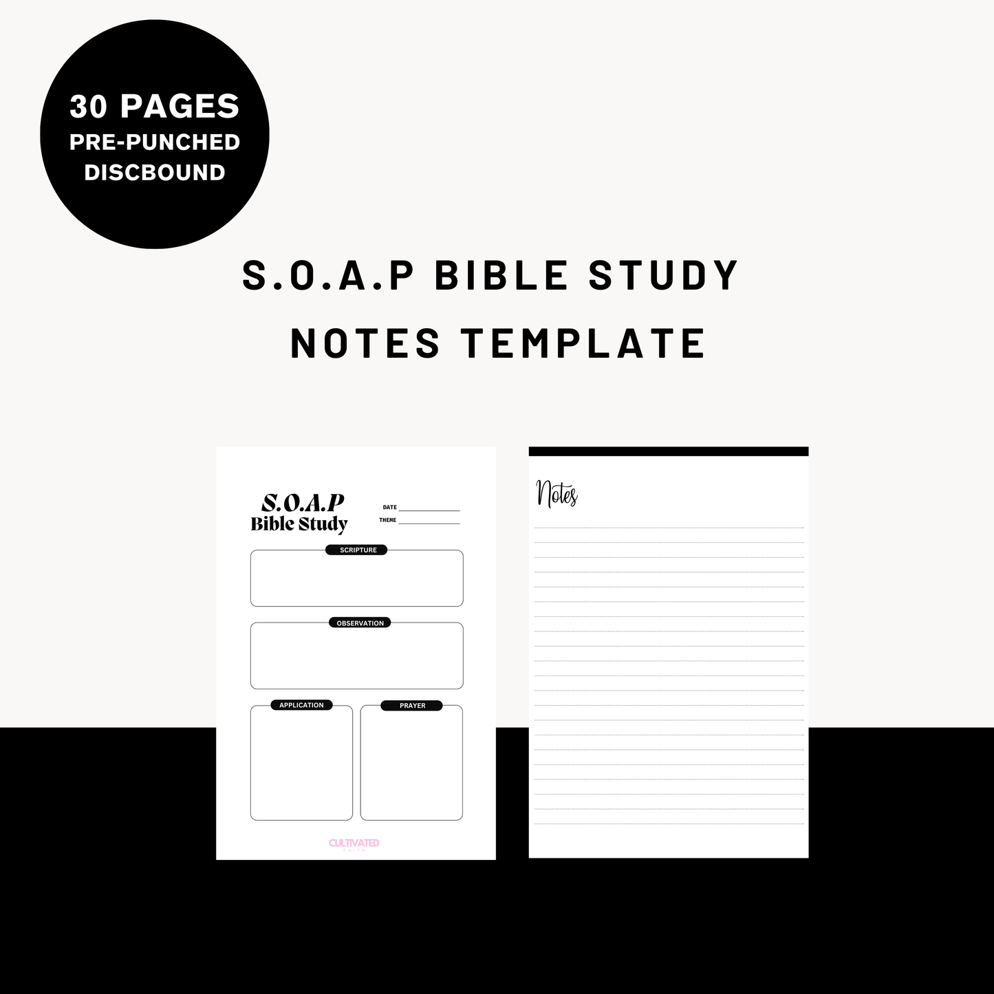 S.O.A.P Method Bible Study Notes Refills