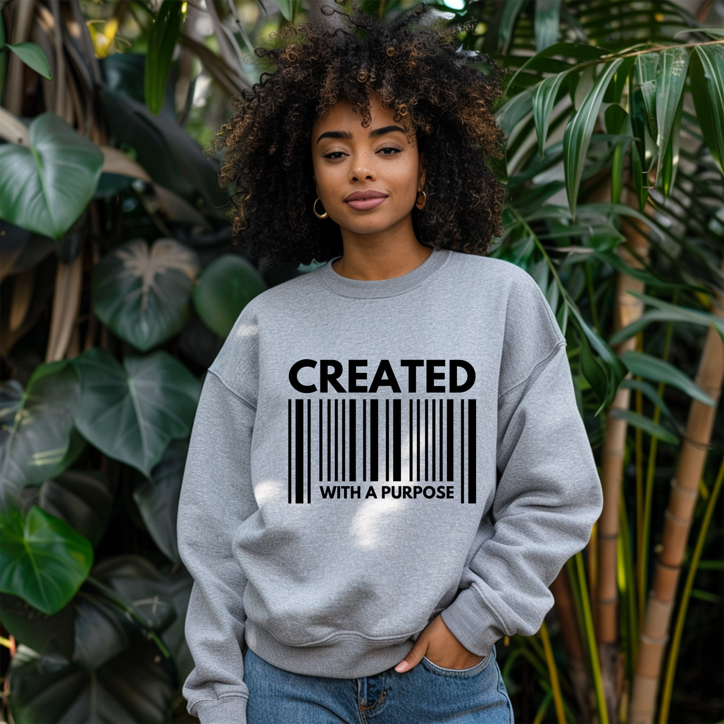 Created with Purpose Unisex Sweatshirt