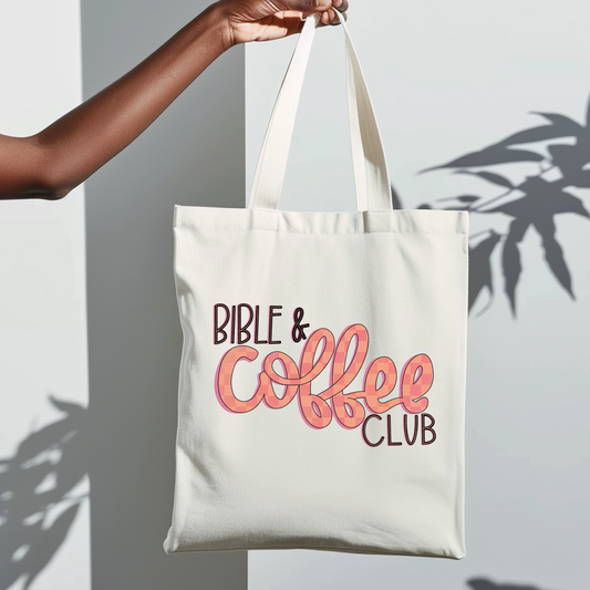 Bible & Coffee Club Tote
