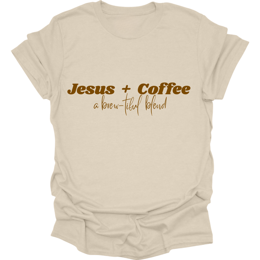 Jesus + Coffee Blend T-shirt
