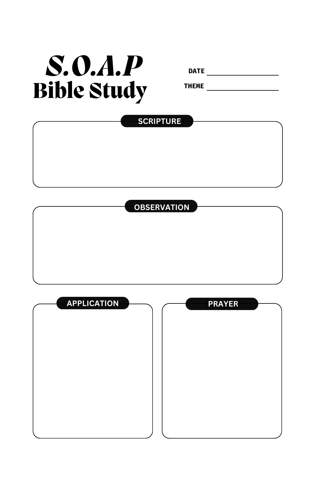 Faith Journal Refills