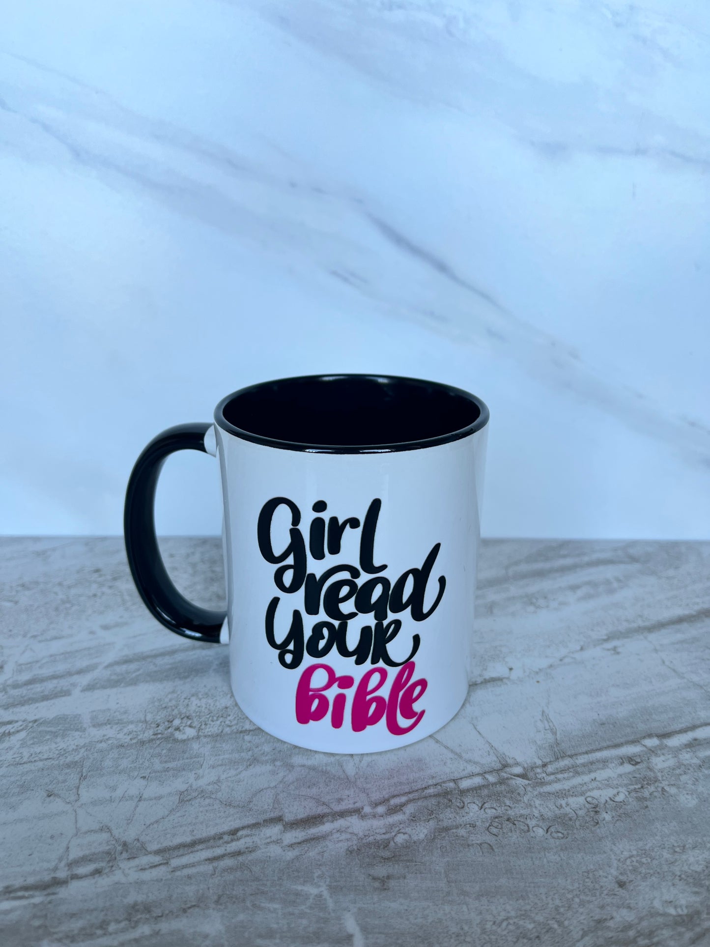 Girl Read your Bible Mug