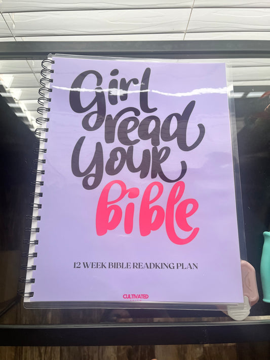 Spiral Bound Girl Read Your Bible Reading Plan