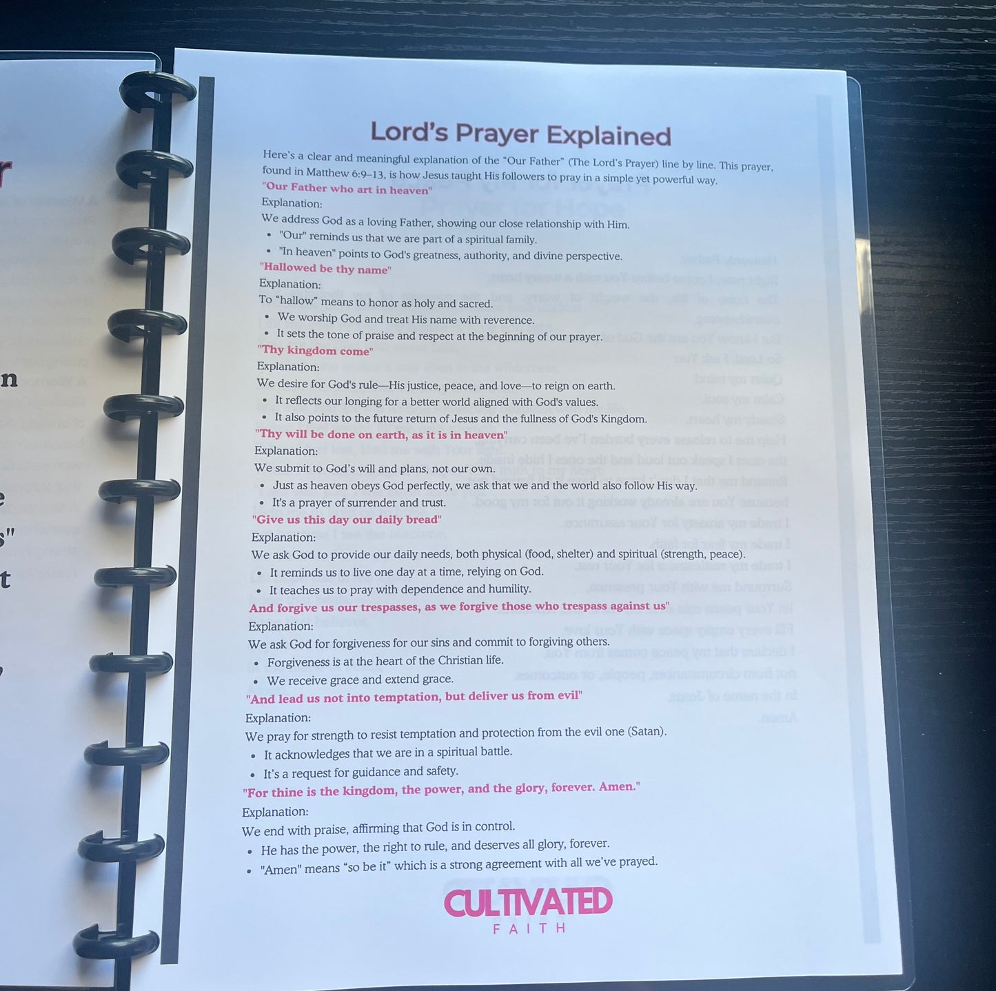 Prayer Journal
