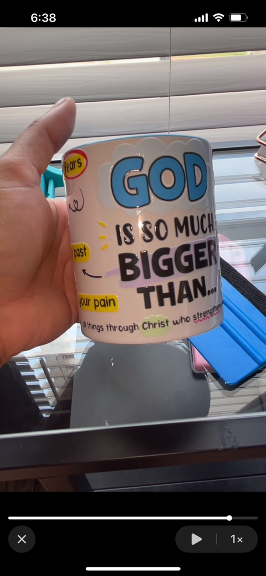 God is Bigger Mug
