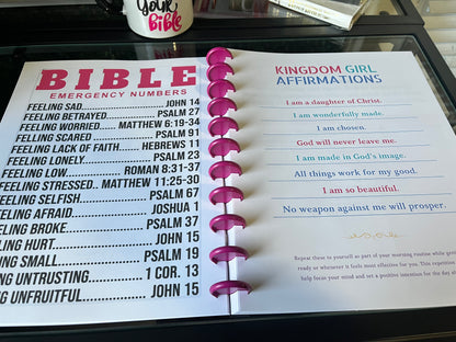 Becoming Godfidently Her Faith Journal (Letter size)