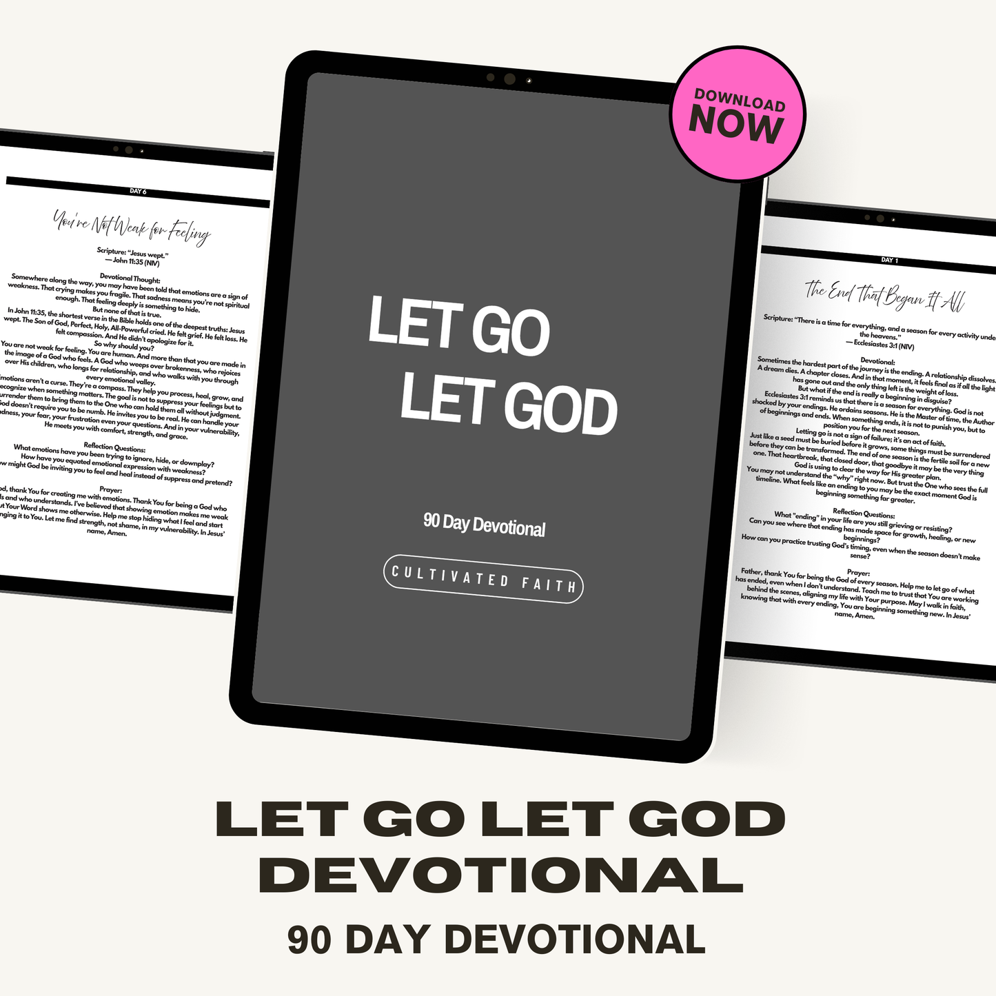 Digital Let Go Let God Devotional