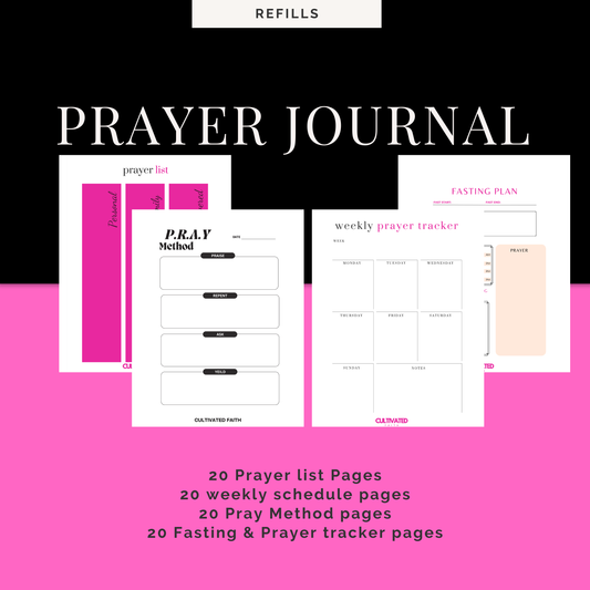 Prayer Journal Refills